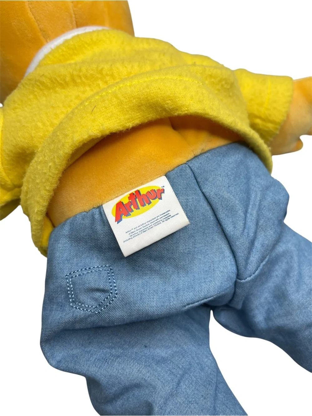 PHS Kids Arthur Yellow Plush cartoon Character Toy